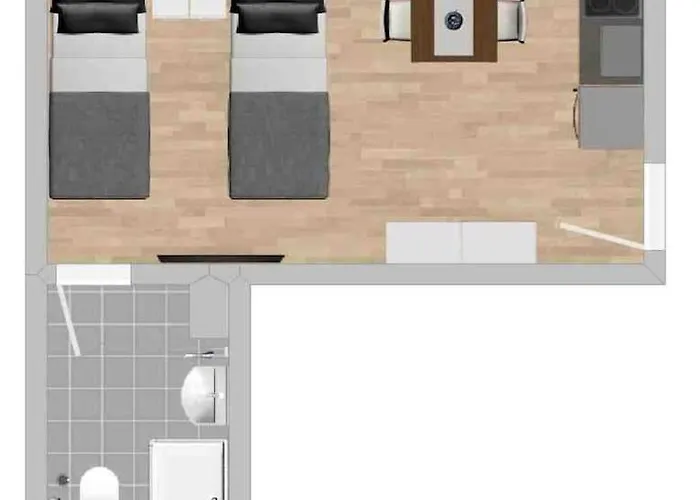 Apartamento Lap104 - Smarte Monteurwohnung Uebergangswohnung *
